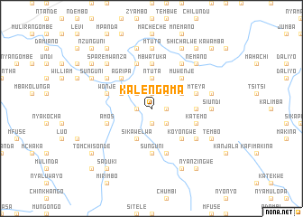 map of Kalengama