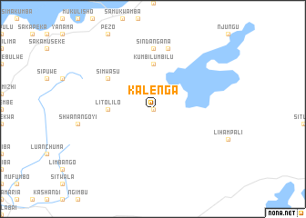 map of Kalenga