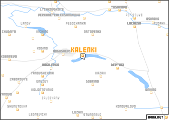 map of Kalenʼki