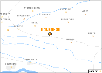 map of Kalenkov