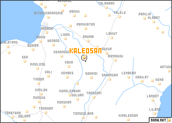 map of Kaleosan