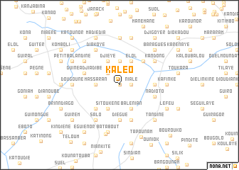 map of Kaléo
