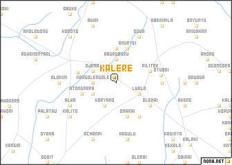 map of Kalere