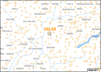 map of Kaler