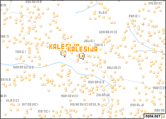 map of Kalesija