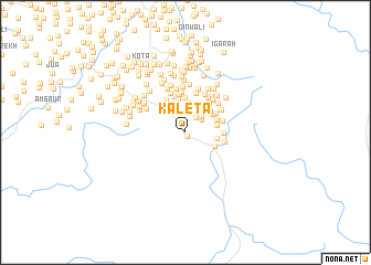 map of Kaleta