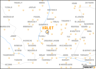 map of Kalet