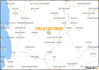 map of Kaleydey Béri