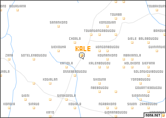 map of Kalé