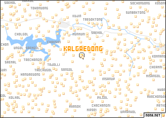 map of Kalgae-dong