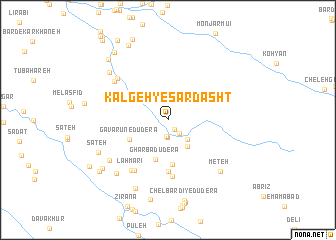 map of Kalgeh-ye Sar Dasht