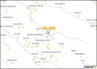 map of Kalgeh