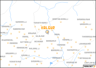 map of Kalgūr
