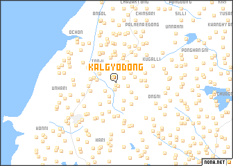 map of Kalgyo-dong