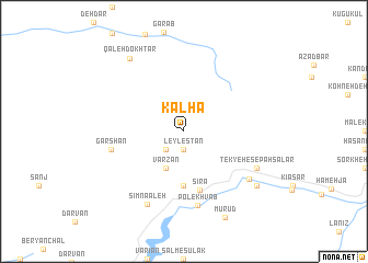 map of Kalhā