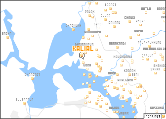 map of Kaliāl