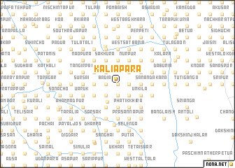 map of Kāliāpāra