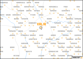 map of Kalia