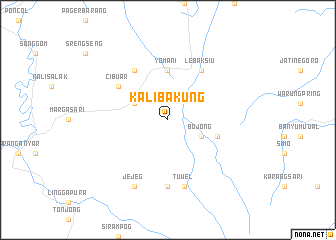 map of Kalibakung
