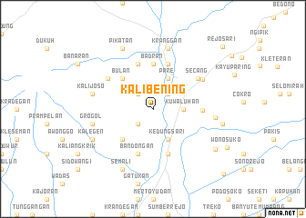map of Kalibening