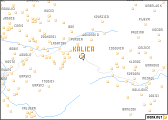 map of Kalica