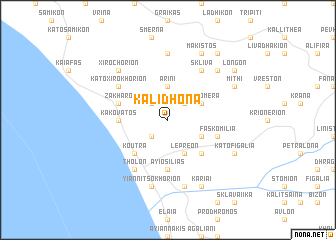 map of Kalídhona