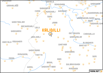 map of Kāli Dilli