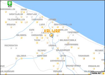 map of Kalījār