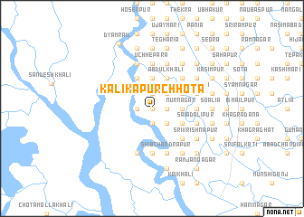 map of Kālikāpur Chhota