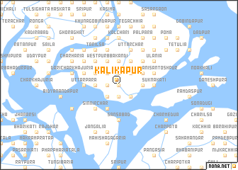 map of Kālikāpur