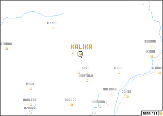 map of Kalika