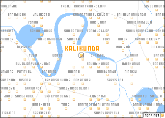 map of Kali Kunda