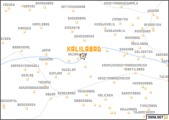 map of Kalīlābād