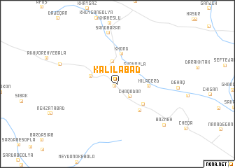 map of Kalīlābād