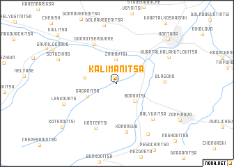 map of Kalimanitsa