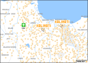 map of Kalimati