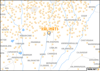 map of Kalimati