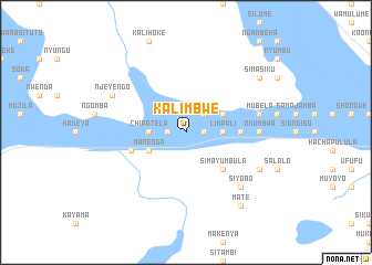 map of Kalimbwe