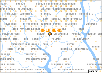 map of Kālīnagar