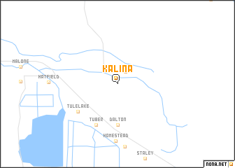 map of Kalina