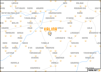 map of Kalina