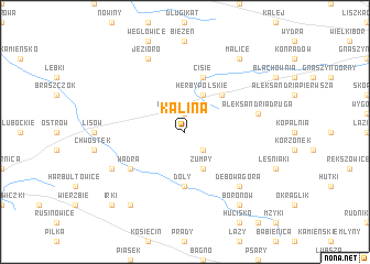 map of Kalina