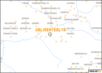 map of Kalīneh-ye ‘Olyā