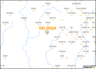 map of Kalingum