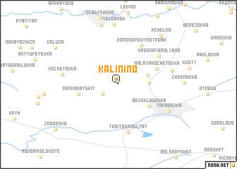 map of Kalinino