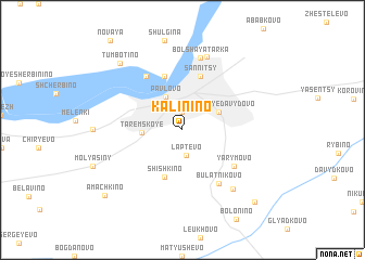 map of Kalinino