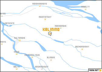 map of Kalinino