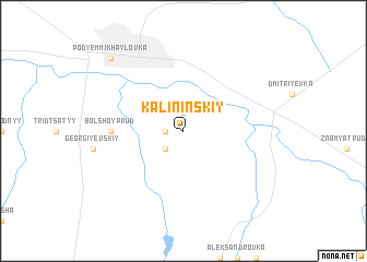 map of Kalininskiy