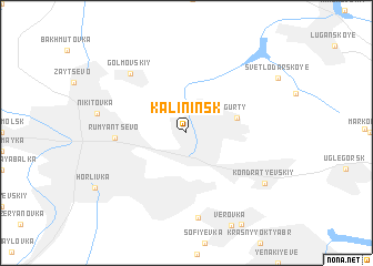 map of Kalininsk