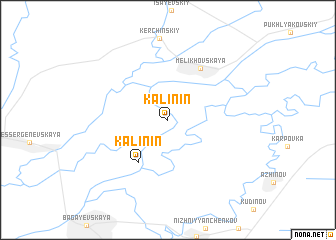 map of Kalinin